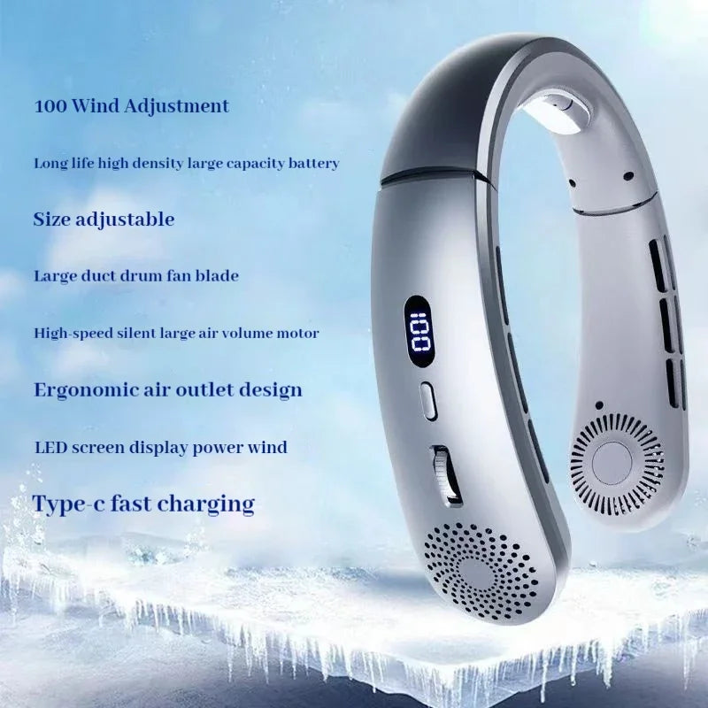 Neck Fan,Lightweight, Sports Fan for Indoor & Outdoor